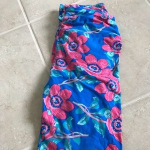Lularoe OS floral leggings